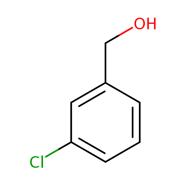 Structural image of 3-Chlorobenzyl alcohol