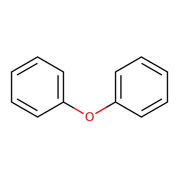 Structural image of Diphenyl oxide