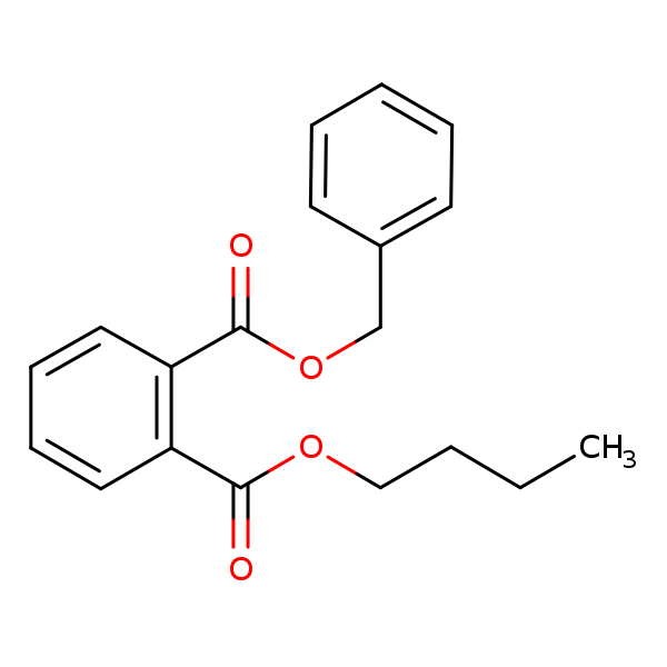 Structural image of Benzyl butyl phthalate