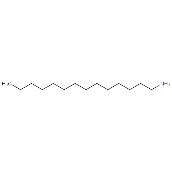 Structural image of Tetradecylamine