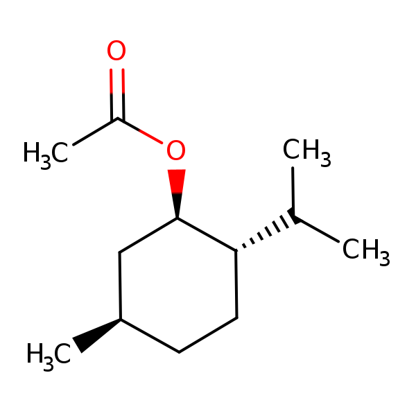 Structural image of L-Menthyl acetate