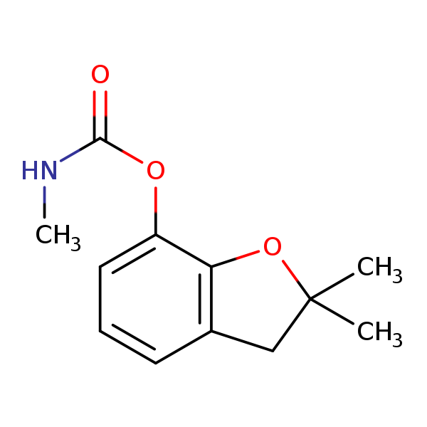 Structural image of Carbofuran