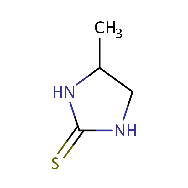 Structural image of 4-Methylimidazolidine-2-thione