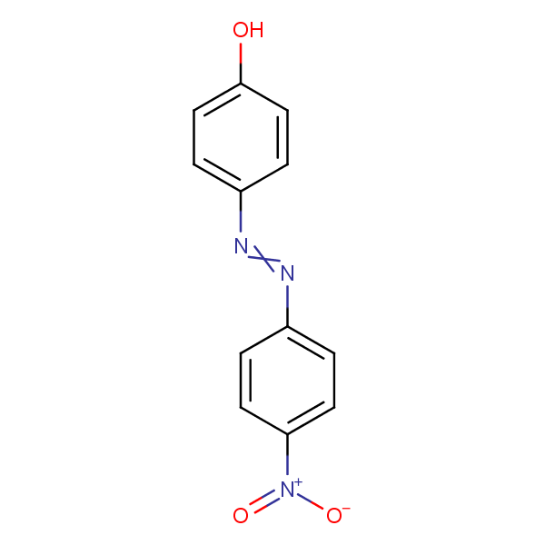 Structural image of 4-[(4-Nitrophenyl)azo]phenol