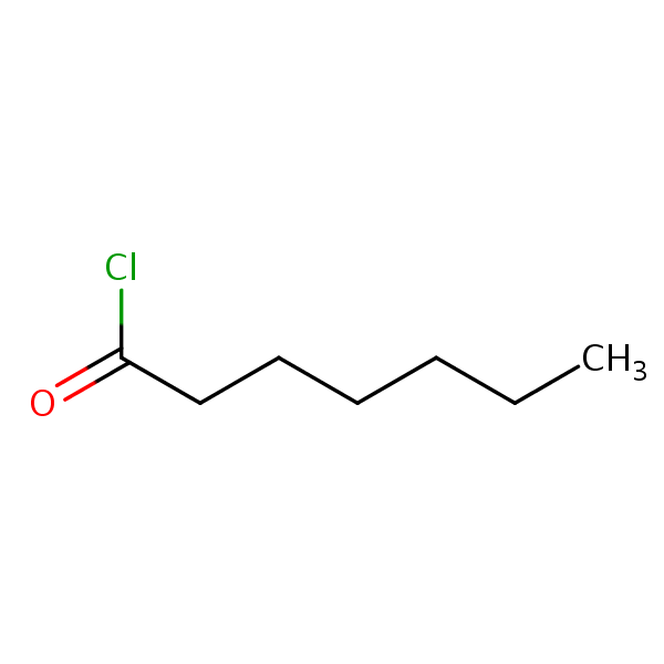 Structural image of Heptanoyl chloride