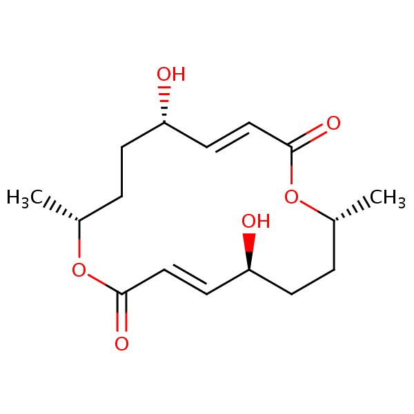 Structural image of Pyrenophorol