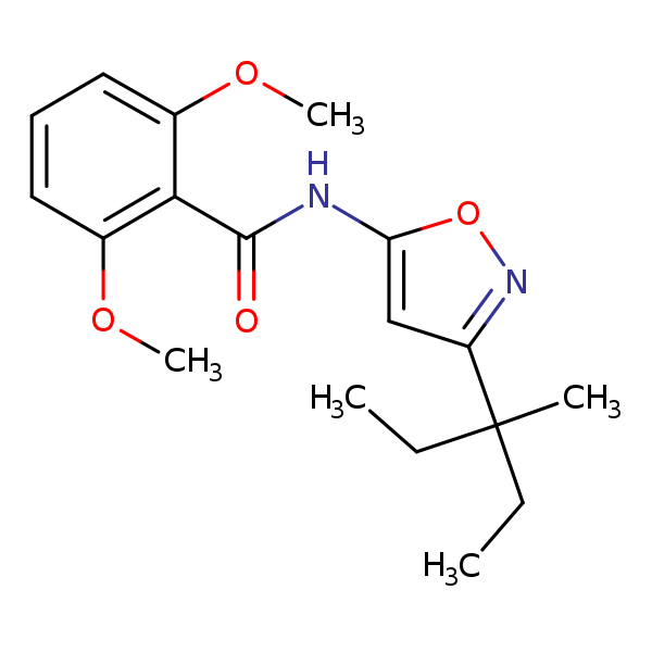 Structural image of Isoxaben