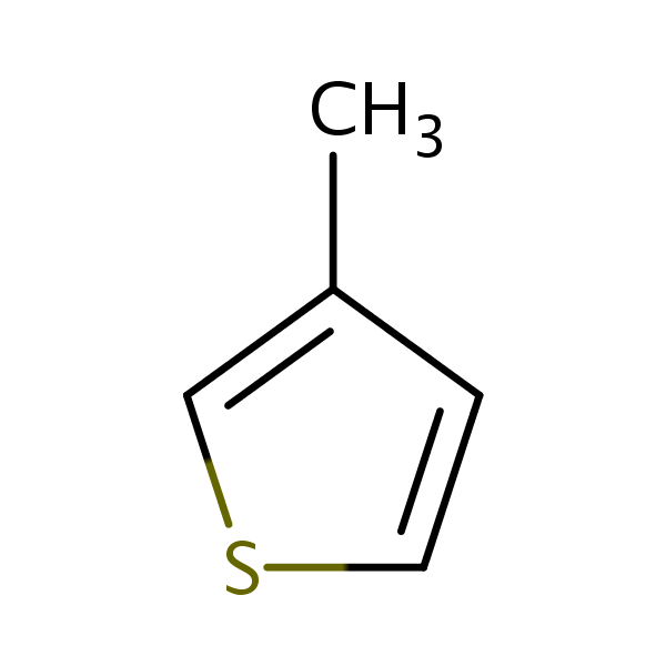 Structural image of Thiophene, 3-methyl-