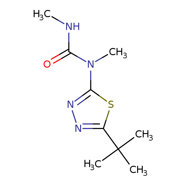 Structural image of Tebuthiuron