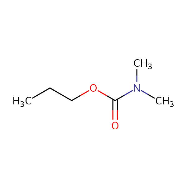Structural image of Propyl dimethylcarbamate