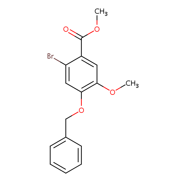 Structural image of Methyl 4-(benzyloxy)-2-bromo-5-methoxybenzoate