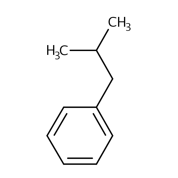 Structural image of Isobutylbenzene