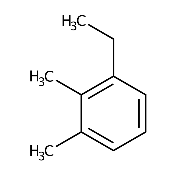 Structural image of 3-Ethyl-o-xylene