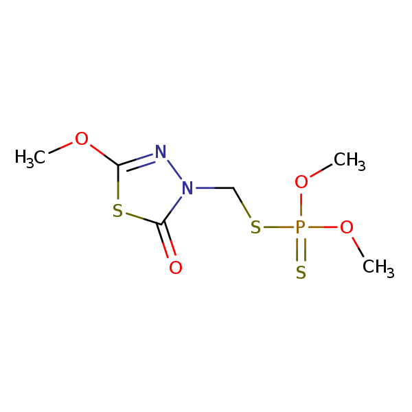 Structural image of Methidathion