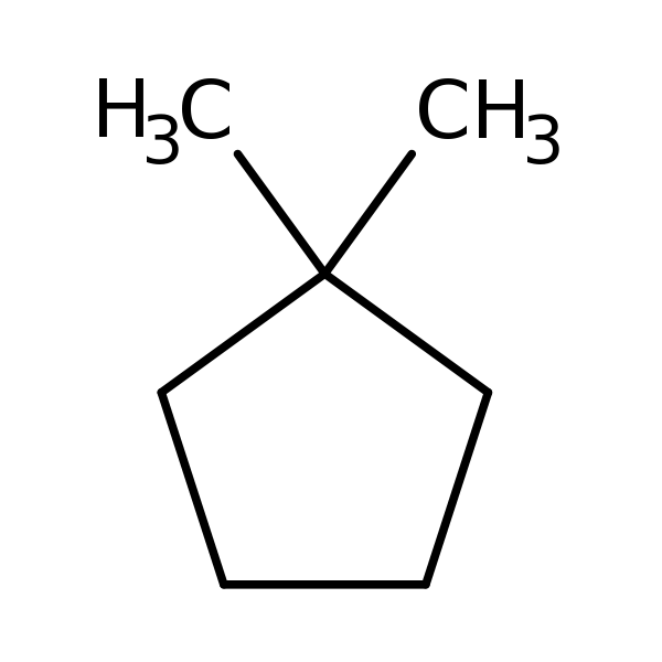 Structural image of 1,1-Dimethylcyclopentane