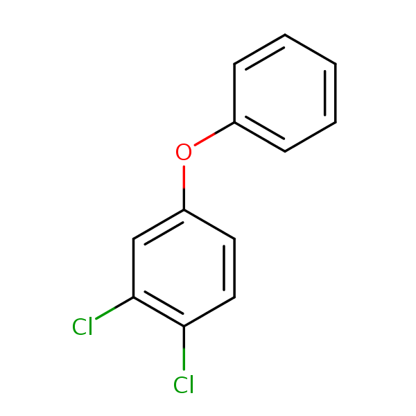 Structural image of 3,4-Dichlorodiphenyl ether