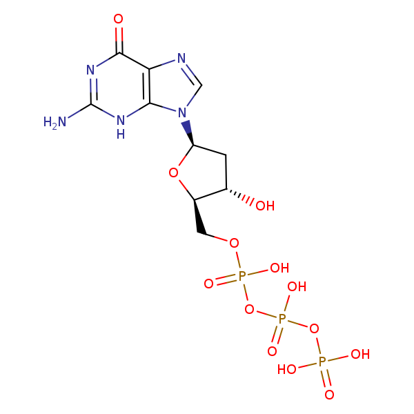 Structural image of 2′-Deoxyguanosine 5′-triphosphate