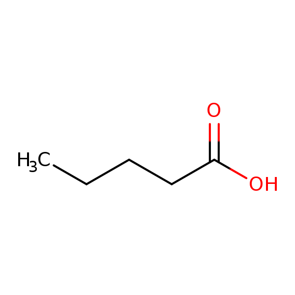 Structural image of Pentanoic acid