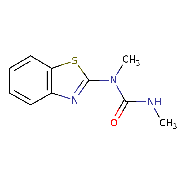 Structural image of Methabenzthiazuron
