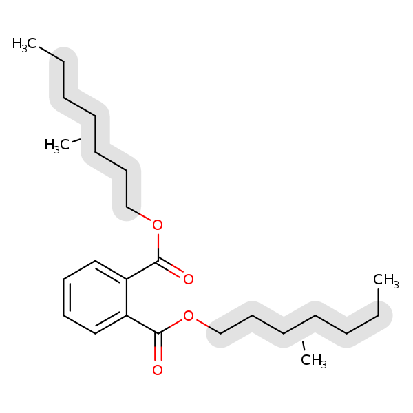 Structural image of Diisooctyl phthalate