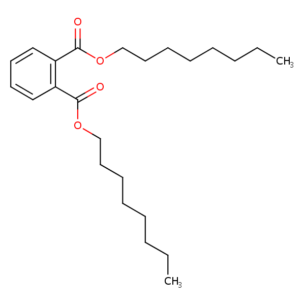 Structural image of Di-n-octyl phthalate