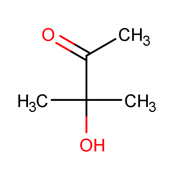 Structural image of 2-Butanone, 3-hydroxy-3-methyl-