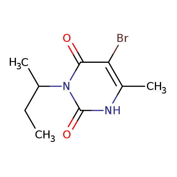 Structural image of Bromacil