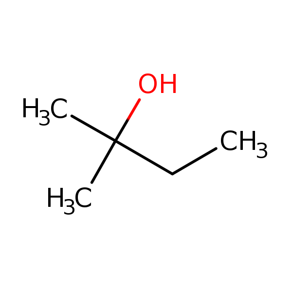Structural image of 2-Methyl-2-butanol