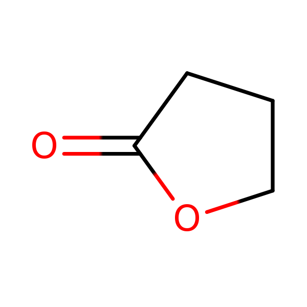 Structural image of gamma-Butyrolactone
