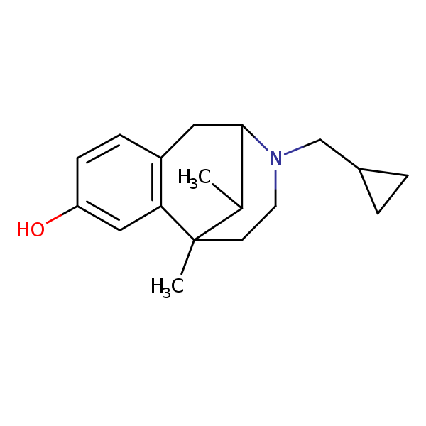 Structural image of Cyclazocine
