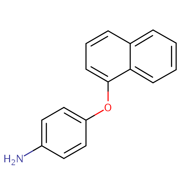 Structural image of 4-(naphthalen-1-yloxy)aniline