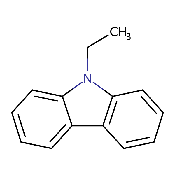 Structural image of 9-Ethylcarbazole
