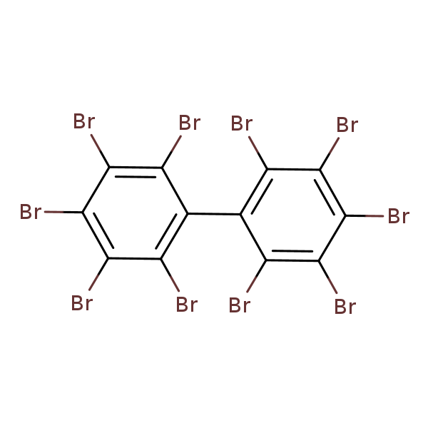 Structural image of Decabromodiphenyl