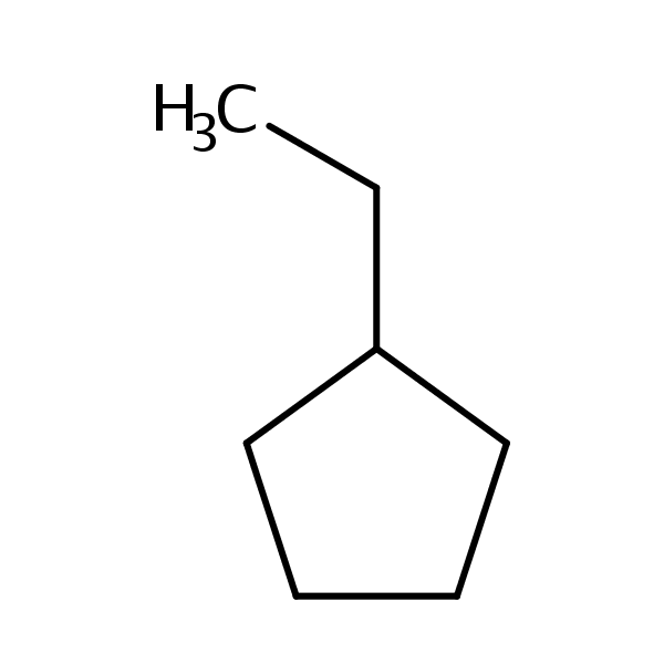 Structural image of Ethylcyclopentane
