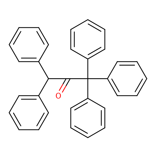 Structural image of 1,1,1,3,3-Pentaphenylpropan-2-one