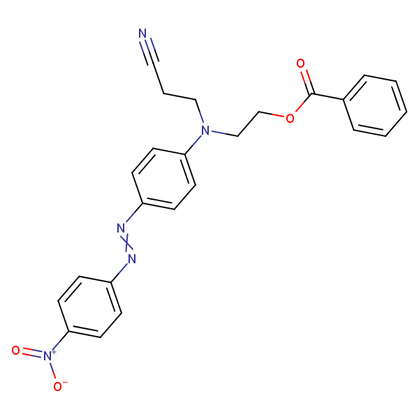 Structural image of C.I. Disperse Orange 73