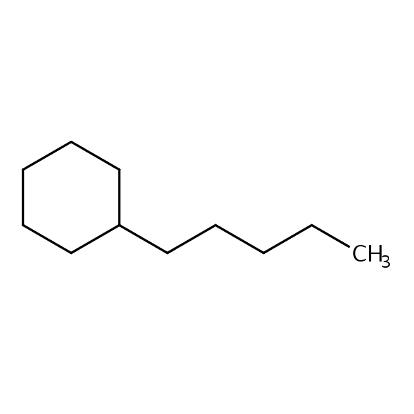 Structural image of Pentylcyclohexane