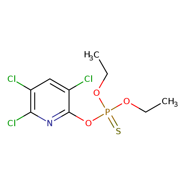 Structural image of Chlorpyrifos