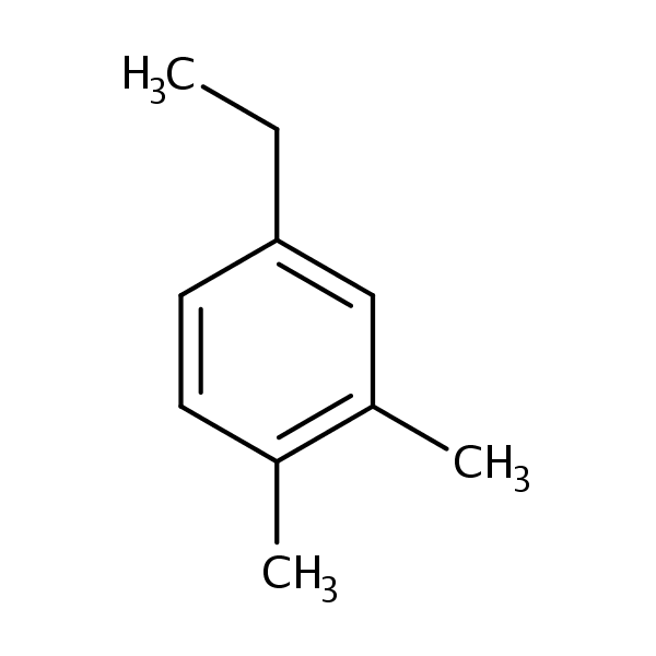 Structural image of 1,2-Dimethyl-4-ethylbenzene
