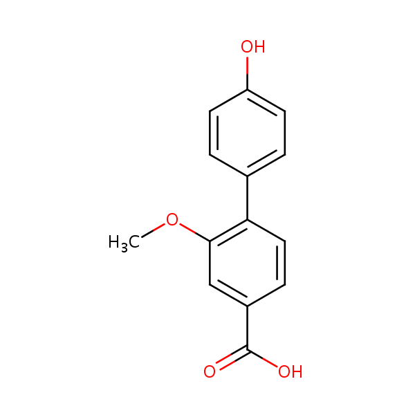 Structural image of 4'-Hydroxy-2-methoxy[1,1'-biphenyl]-4-carboxylic acid