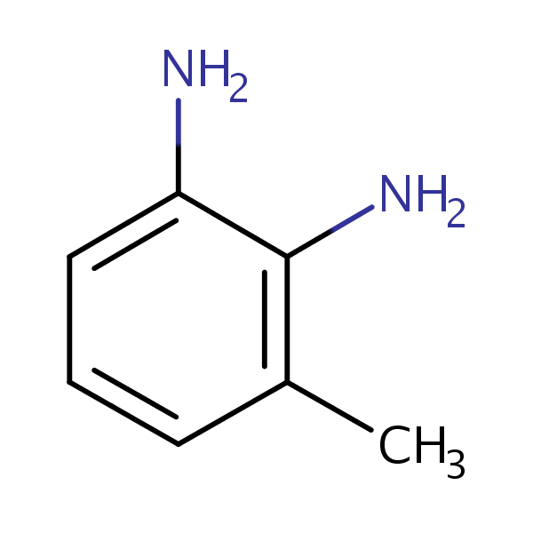 Structural image of 2,3-Diaminotoluene