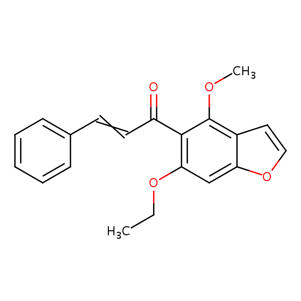Structural image of 1-(6-Ethoxy-4-methoxy-1-benzofuran-5-yl)-3-phenylprop-2-en-1-one