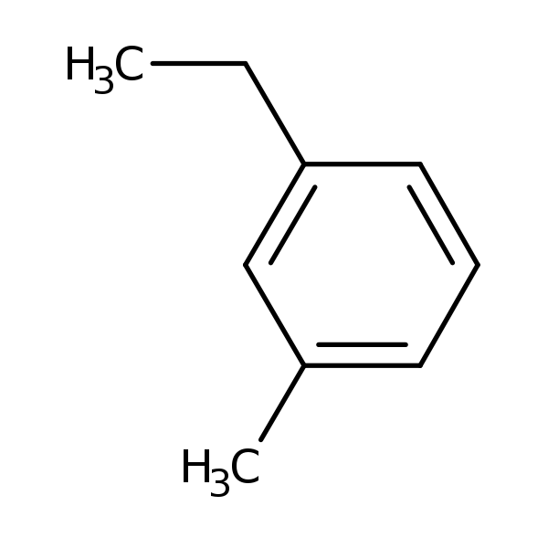 Structural image of 3-Ethyltoluene