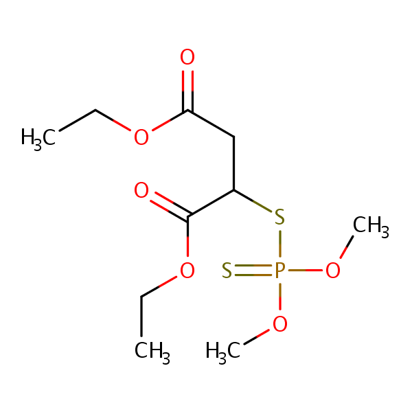 Structural image of Malathion