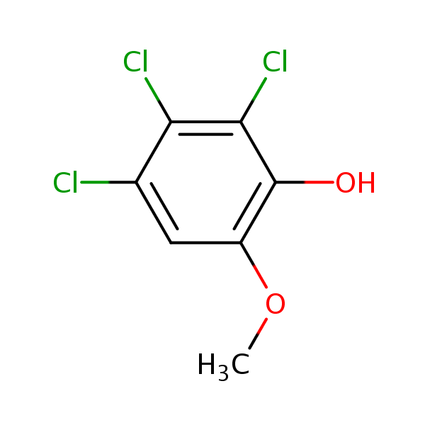 Structural image of 4,5,6-Trichloroguaiacol