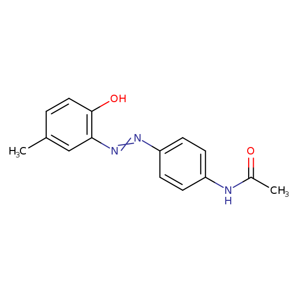 Structural image of C.I. Disperse Yellow 3