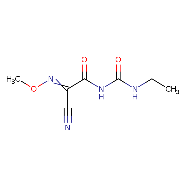 Structural image of Cymoxanil