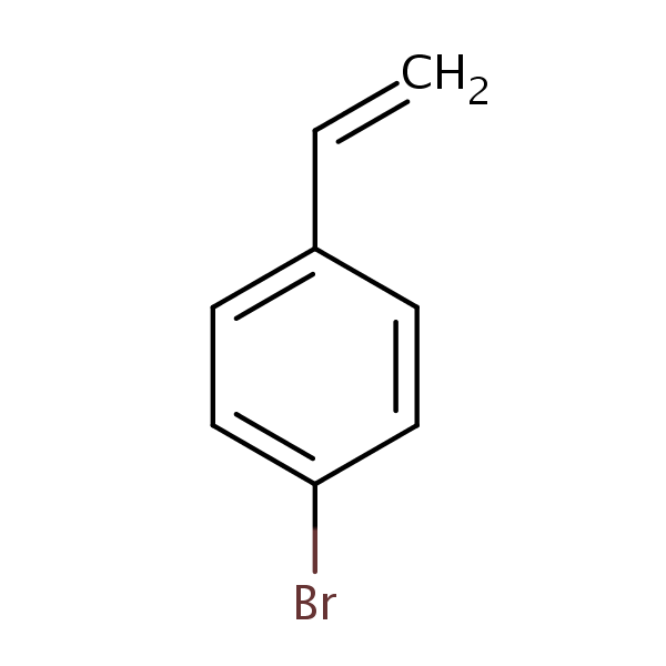 Structural image of 4-Bromostyrene