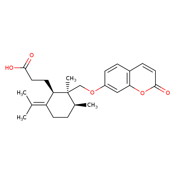 Structural image of Galbanic acid