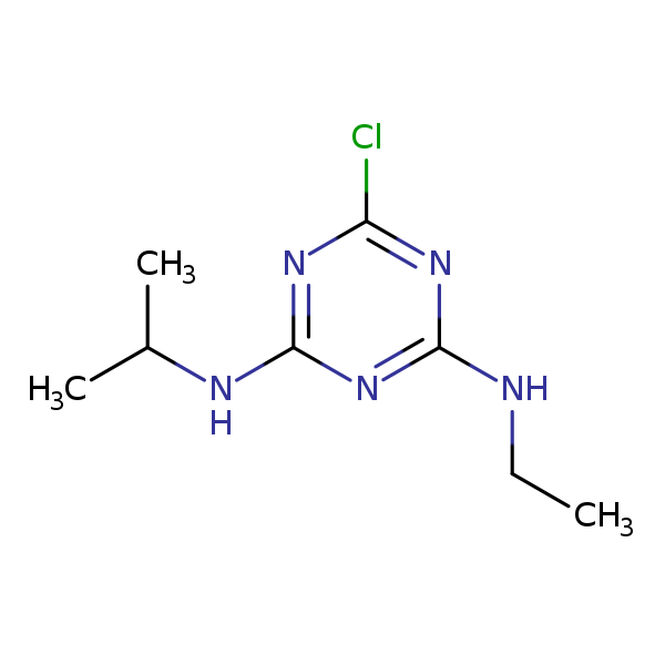 Structural image of Atrazine
